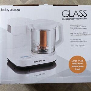 Baby Brezza GLASS One Step Baby Food Maker (New in Box)